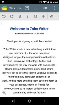Screenshot of the application Document Management -Zoho Docs - #6