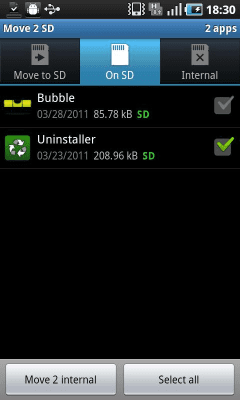Screenshot of the application Task Killer Free - #6