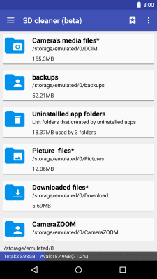Screenshot of the application 1Tap Cleaner (Russian version) - #3