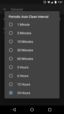 Screenshot of the application Total Memory Cleaner Free - #12