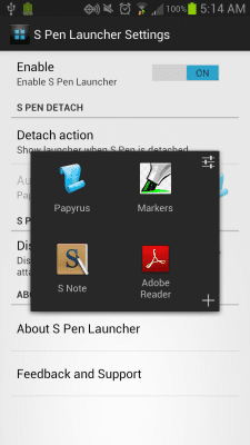 Screenshot of the application S Pen Launcher - #1