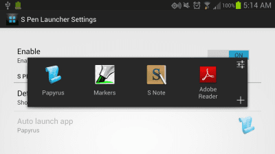 Screenshot of the application S Pen Launcher - #2