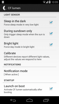 Screenshot of the application CF.lumen - #2