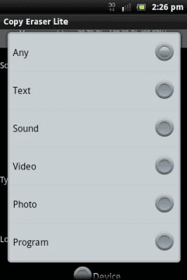 Screenshot of the application Copy Eraser Lite - #5