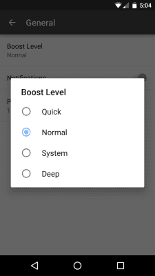 Screenshot of the application Total RAM Booster Free - #4