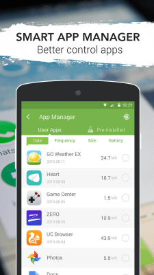 Screenshot of the application GO Speed (Clean Boost Free) - #4