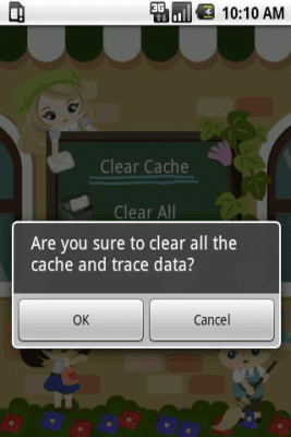 Screenshot of the application Clearing history and cache - #4