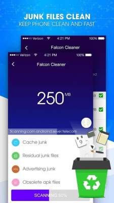 Screenshot of the application Falcon Cleaner - #2