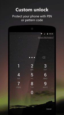 Screenshot of the application Next Lock Screen - #1