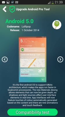 Screenshot of the application Updating the Android Pro Tool - #3