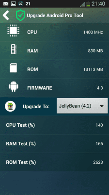 Screenshot of the application Updating the Android Pro Tool - #4