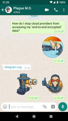 Screenshot of the application Stickers for WA - Halloween - #6