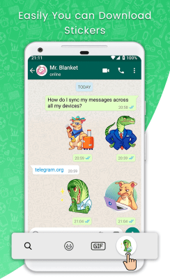 Screenshot of the application Stickers forWhatsApp - Sticker Maker - #5