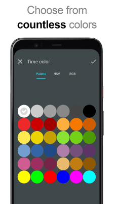 Screenshot of the application DIGI Clock widget - #4