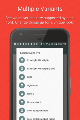 Screenshot of the application FontFix ― Install Free Fonts - #5