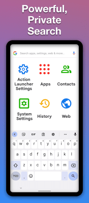 Screenshot of the application Action Launcher - #4