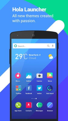 Screenshot of the application Hola Launcher - #1