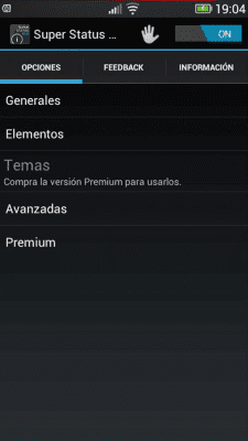 Screenshot of the application Super Status Bar - #5