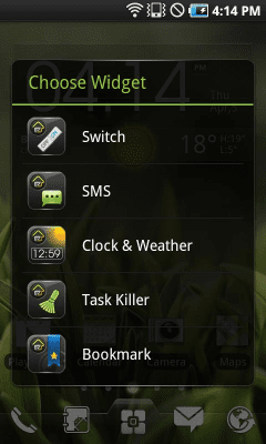 Screenshot of the application EZ Task Manager Widget - #3