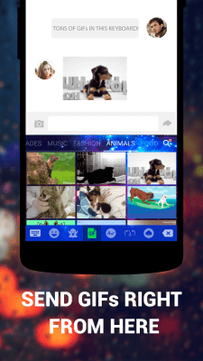 Screenshot of the application Emoji Keyboard - Emoticons(KK) - #3