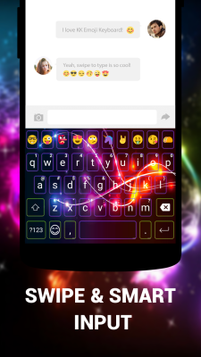Screenshot of the application Emoji Keyboard - Emoticons(KK) - #5