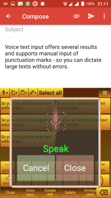 Screenshot of the application Jbak keyboard - #4