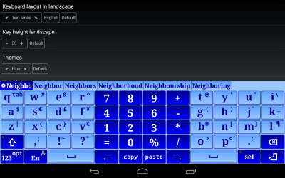 Screenshot of the application Jbak keyboard - #11