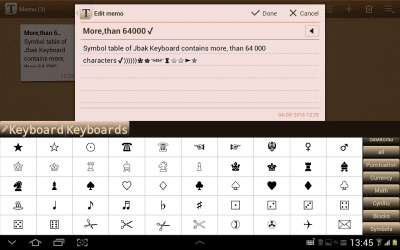 Screenshot of the application Jbak keyboard - #14