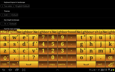 Screenshot of the application Jbak keyboard - #15