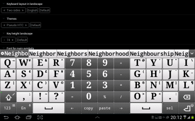 Screenshot of the application Jbak keyboard - #16