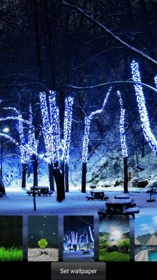 Screenshot of the application Galaxy rainy lockscreen - #5