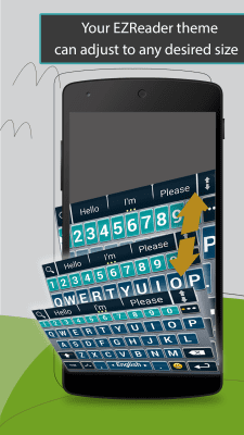 Screenshot of the application A.I.type EZReader Theme Pack - #3