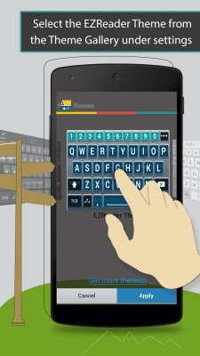 Screenshot of the application A.I.type EZReader Theme Pack - #4