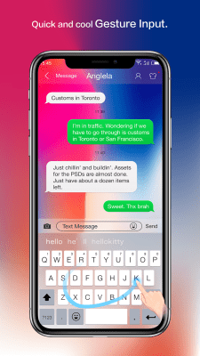 Screenshot of the application Emoji Keyboard - CrazyCorn - #4