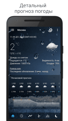Screenshot of the application Digital clock & world weather - #2