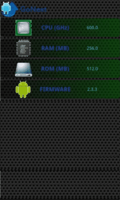 Screenshot of the application System Information Go Next! - #3