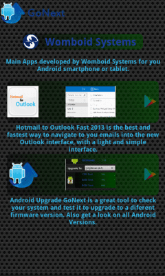 Screenshot of the application System Information Go Next! - #5