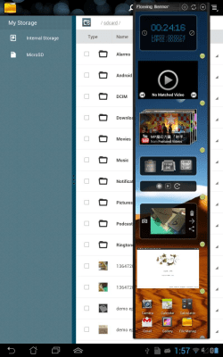 Screenshot of the application Floating Banner 2 - #5
