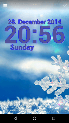 Screenshot of the application DIGI Clock Live Wallpaper - #3