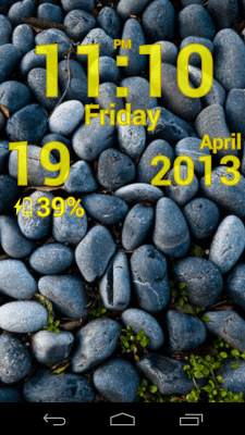 Screenshot of the application DIGI Clock Live Wallpaper - #4