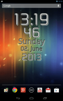 Screenshot of the application DIGI Clock Live Wallpaper - #10