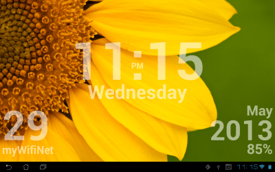 Screenshot of the application DIGI Clock Live Wallpaper - #15