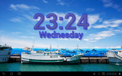 Screenshot of the application DIGI Clock Live Wallpaper - #17