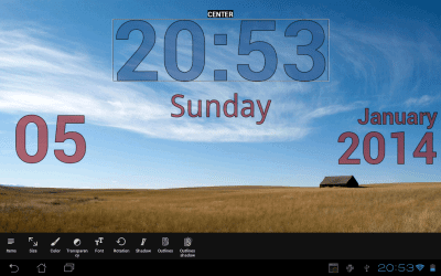 Screenshot of the application DIGI Clock Live Wallpaper - #19