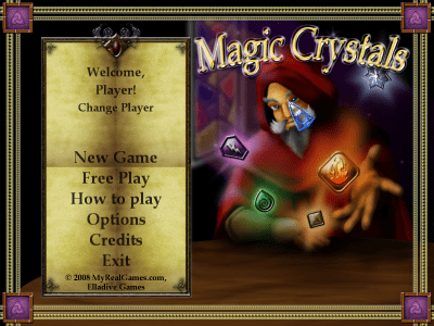 Screenshot of the application Magic Crystals - #1