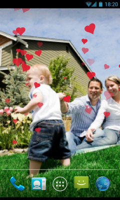 Screenshot of the application Heart & Feeling Live Wallpaper - #6