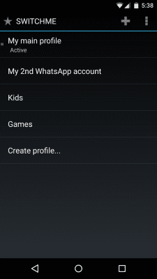 Screenshot of the application SwitchMe Multiple Accounts - #4