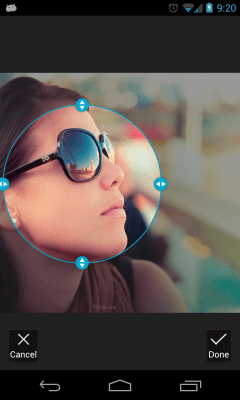 Screenshot of the application Floating Toucher - #8