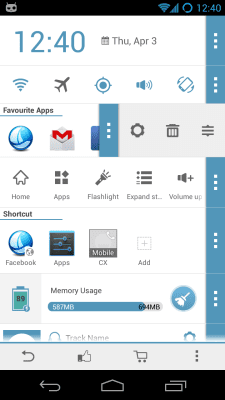 Screenshot of the application Sidebar Launcher - #3