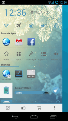 Screenshot of the application Sidebar Launcher - #4